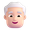 man white hair emoji